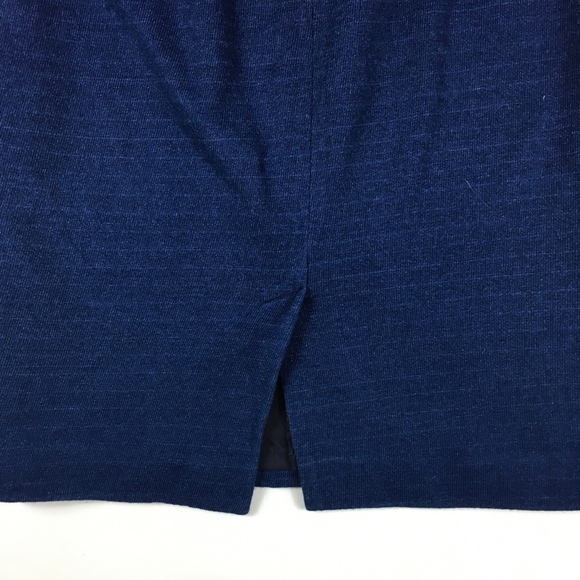 Nanette Lepore Royal Blue Knit Pencil Skirt sz 6 - Picture 7 of 9